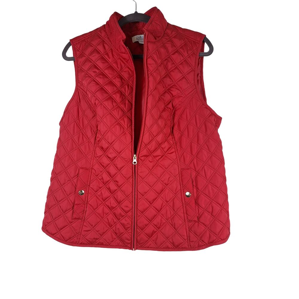 Women's red vest large by Craft&Barrow xx1
